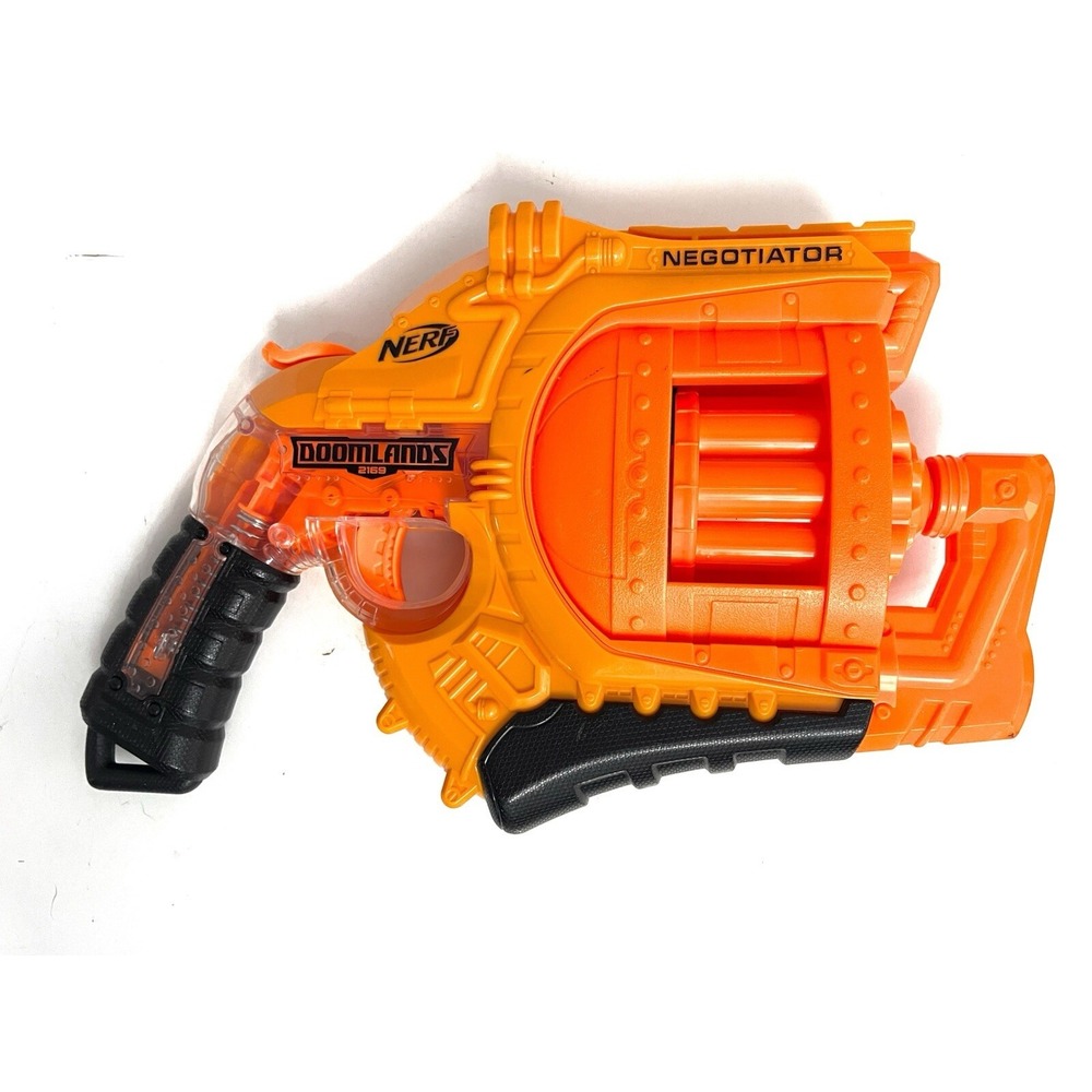 Nerf Doomlands Negotiator Hasbro Used Toy Dart Blaster Tested Working